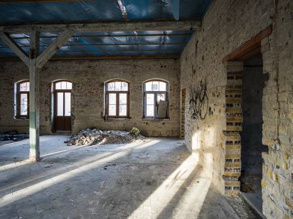 Hauptraum im Verwaltungsgebäude