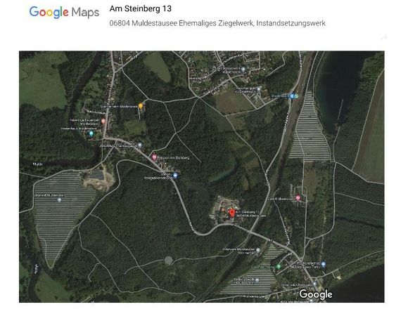 Draufsicht ehemalige Ziegelei Muldenstein