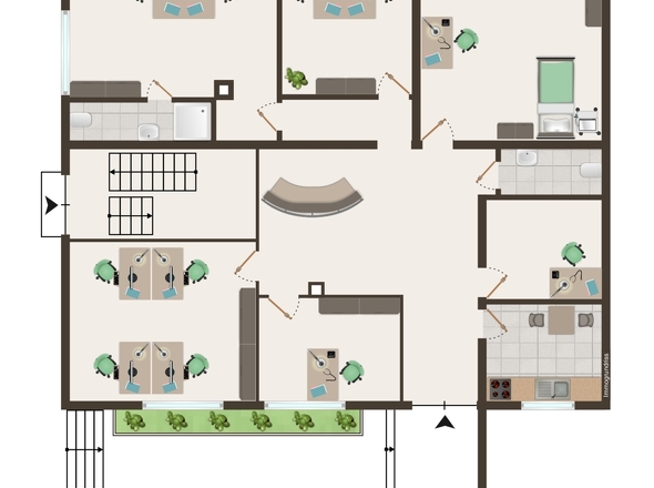 Aufteilung der einzelnen Räume