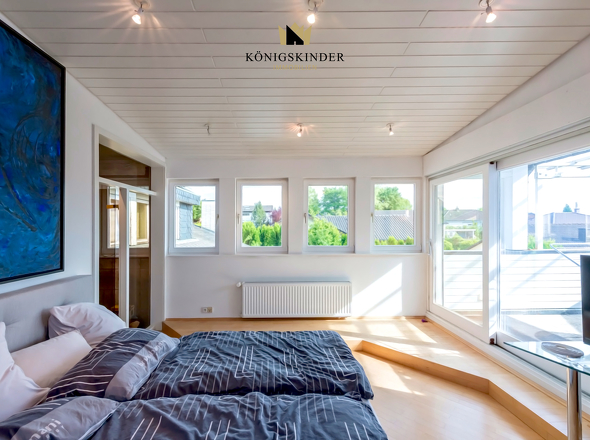 Schlafzimmer Dachwohnung