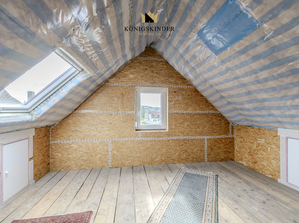 Ausbauoption 1: Dachstock bereits vorbereitet