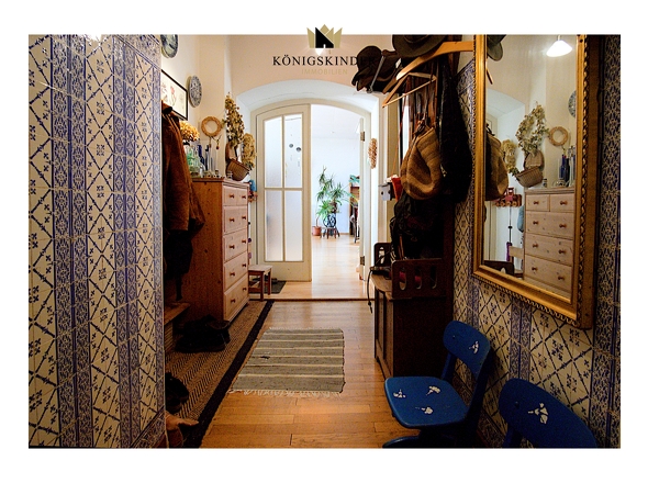 Verbindung zum Kaminzimmer mit Terrasse