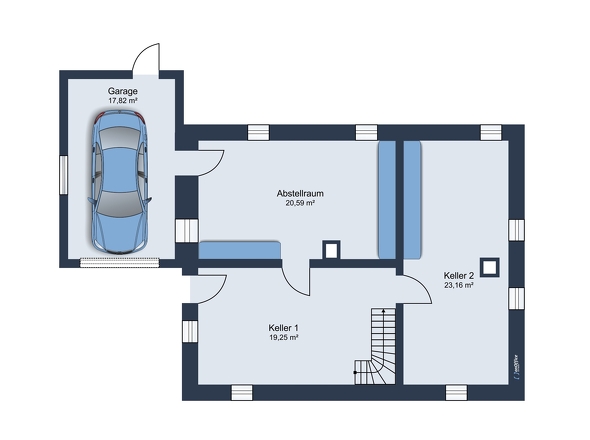 Grundriss Kellergeschoss