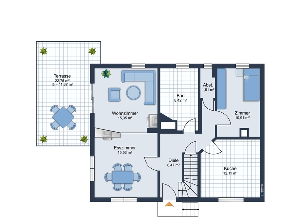 Grundriss Erdgeschoss