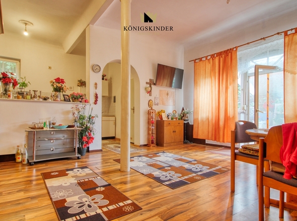 vermietete Wohnung im Erdgeschoss