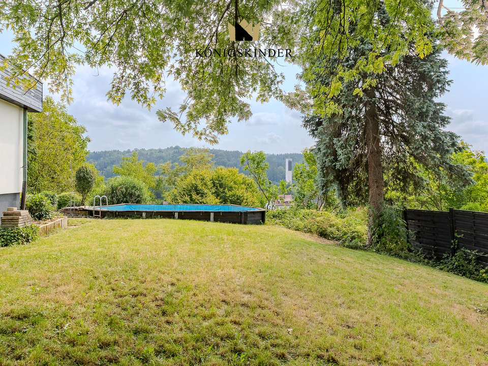 ... mit Pool - "Wow"