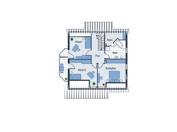 Grundriss Dachgeschoss