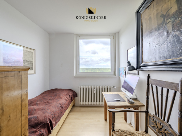 Offenes Zimmer 2 mit Fernsehturmblick