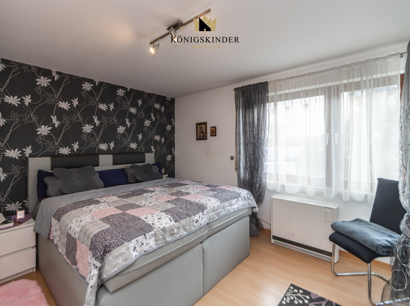 Ruhig gelegenes Schlafzimmer 