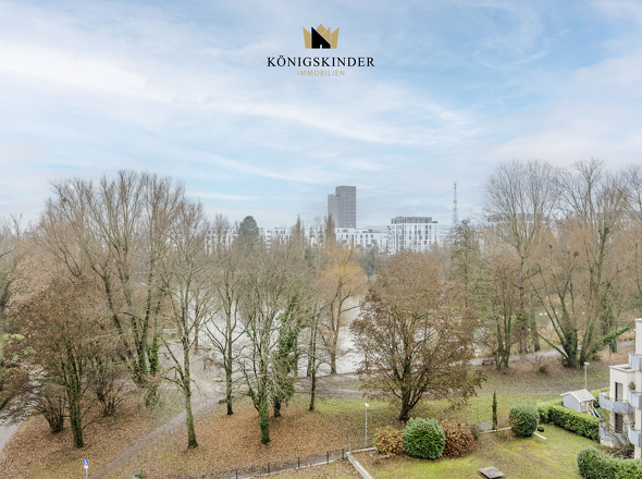 Ausblick aus dem 6. Stock auf den Probstsee