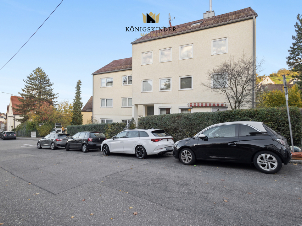 Außenansicht Haus - Wohnung im DG