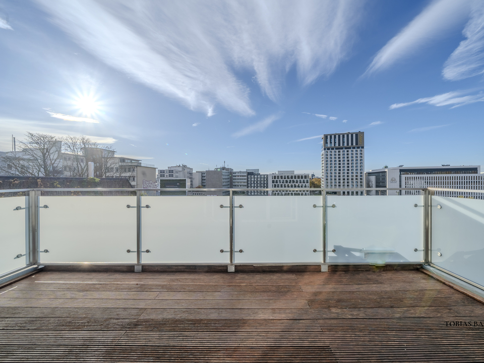 große Dachterrasse (Wohung rechts)
