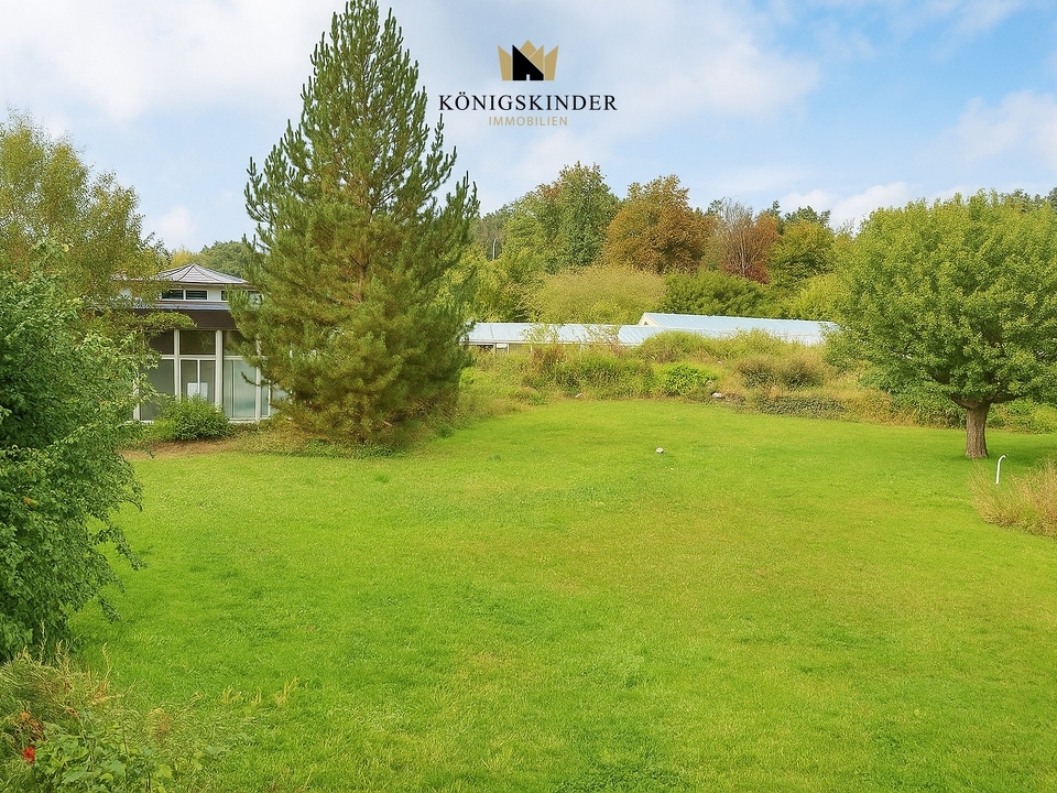 ...mit Aussicht vor der Haustüre...