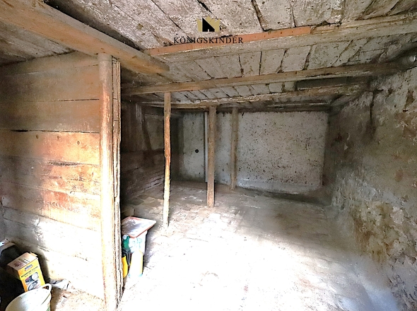 der ehemalige Stall...