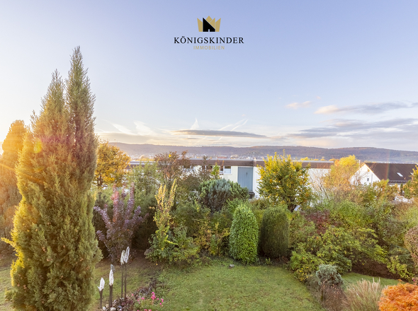 der Blick vom Balkon...