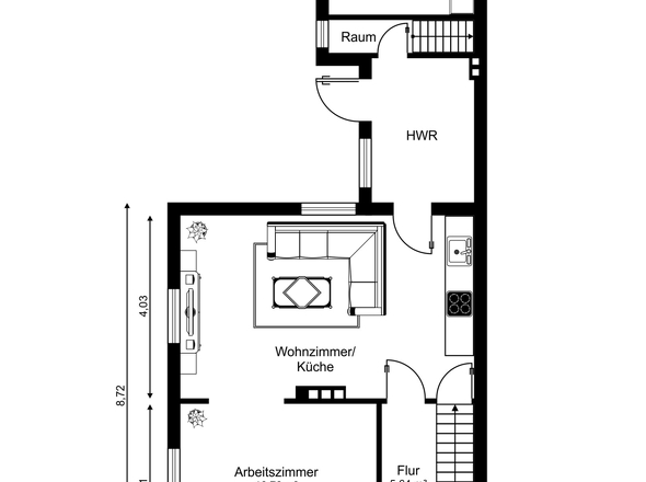Erdgeschossgrundriss