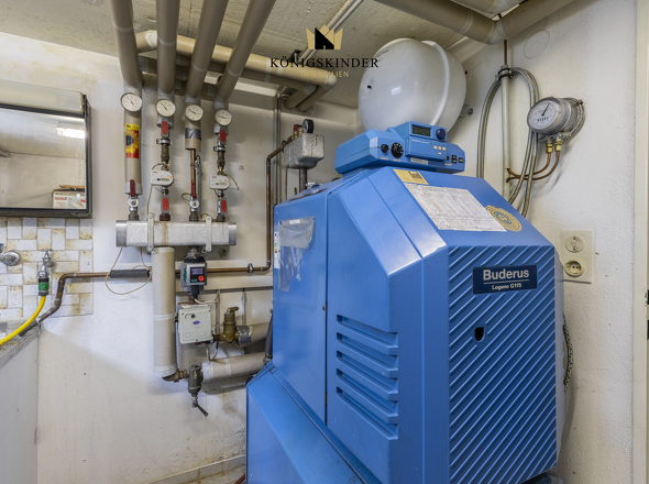 Ölraum im Keller – geordnete Lagerungsmöglichkeit