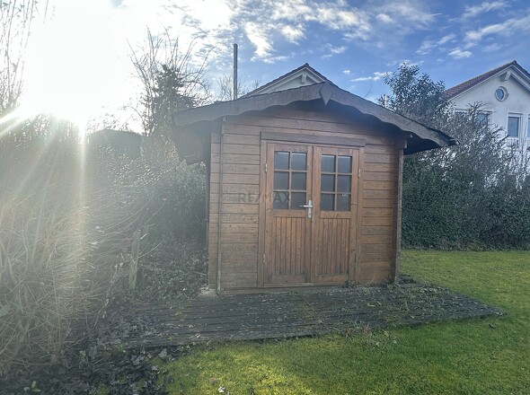 Schuppen im Garten