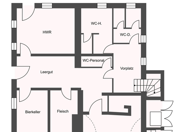 Grundriss Gastro