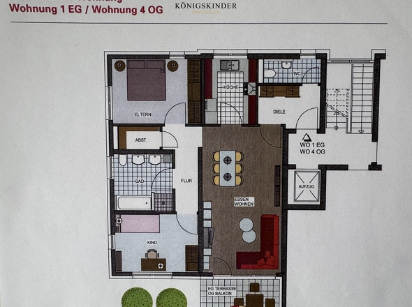 Grundriss Wohnung 