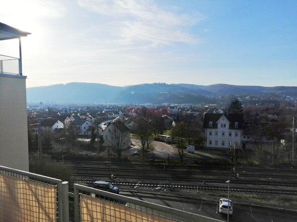 Weitblick vom Balkon
