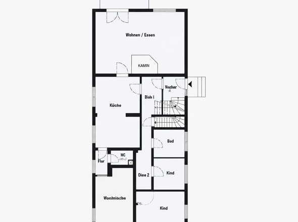 Grundriss Erdgeschoss