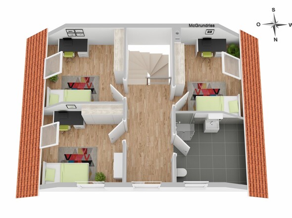 Raumaufteilung Obergeschoss