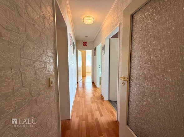 Flur zu den Schlafräumen