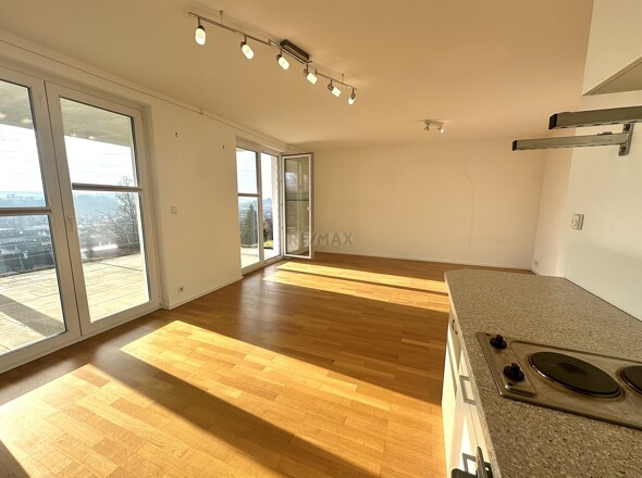 Wohnbereich mit offener Küche DG