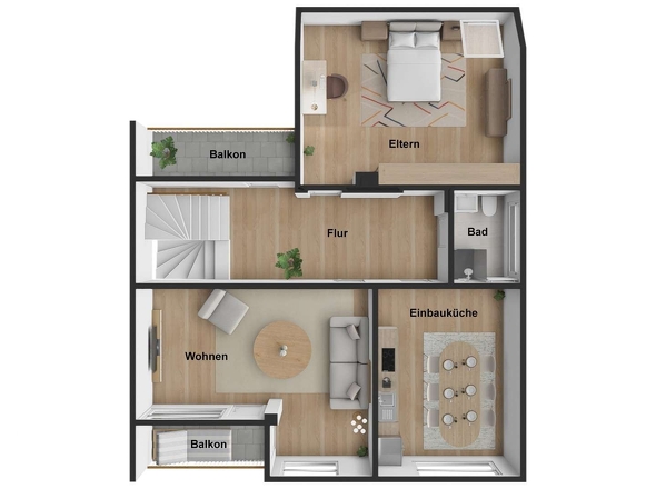 Grundriss Obergeschoss