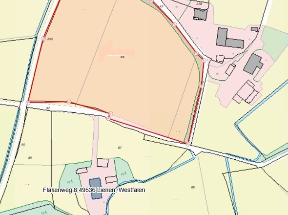 Flurstück 88 - Tim Online IST 25.364 m²