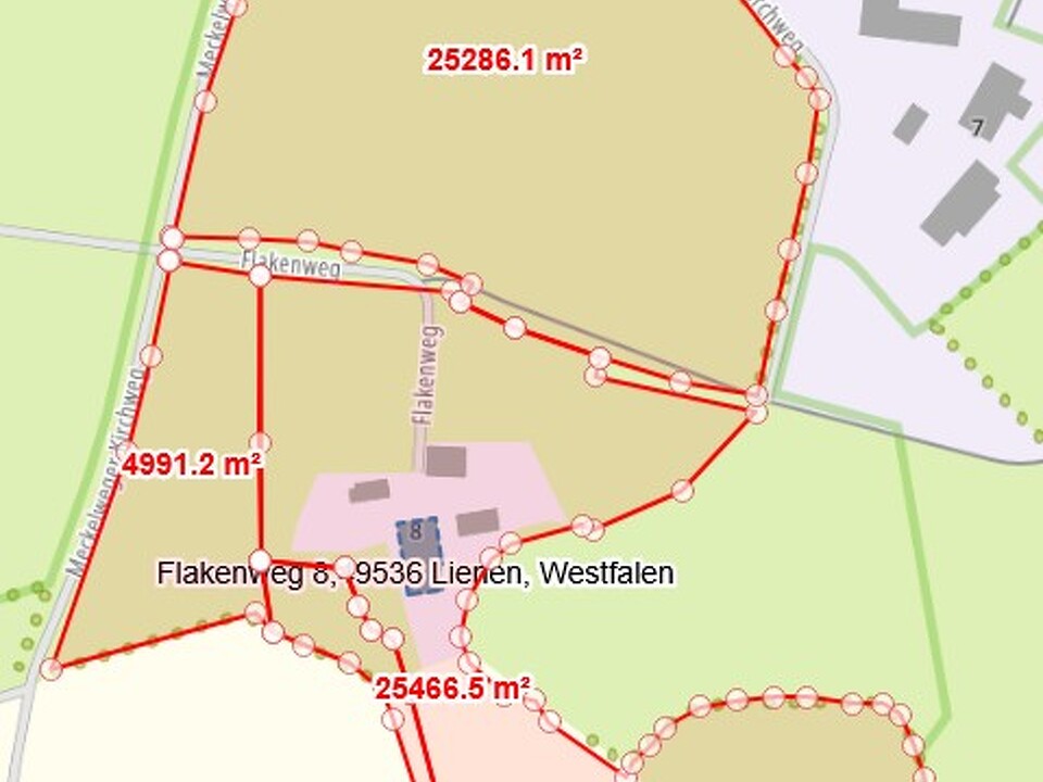 Flurstücke GESAMT (m² nicht exakt)