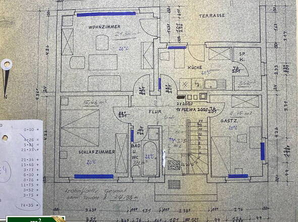 EG-Grundriss bemaßt