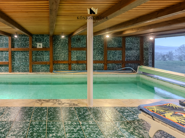 und was für ein Pool...