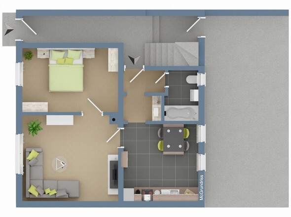 Grundriß Erdgeschoss 