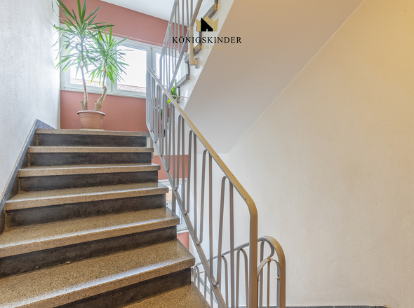 Gepflegtes Treppenhaus