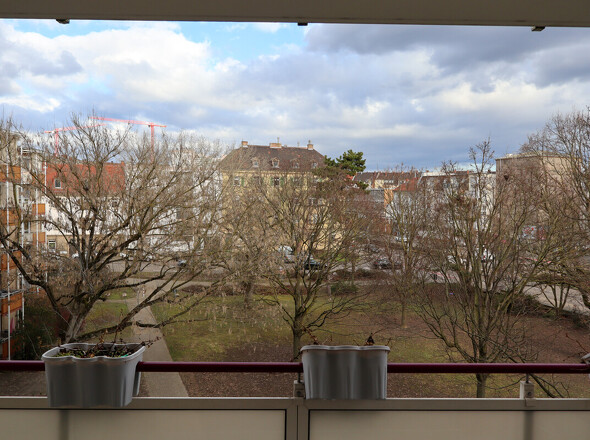 Blick vom Balkon 