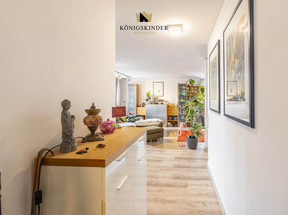 Flur zum Wohnbereich