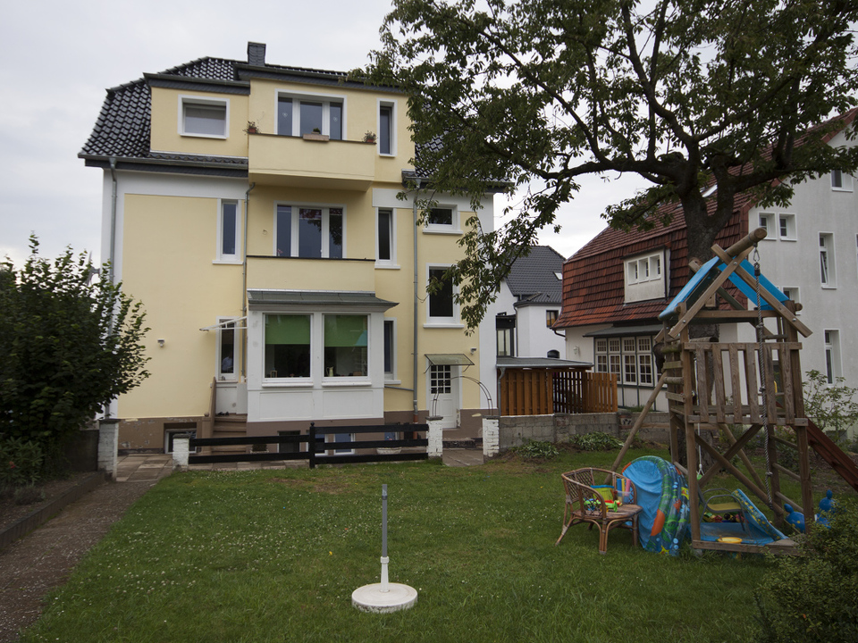 Blick vom Garten aus