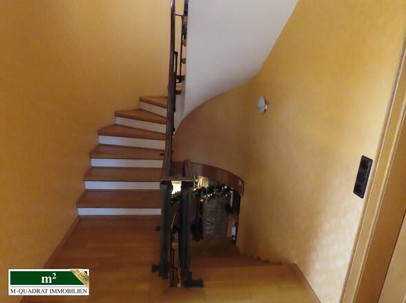 Gewendelter Treppenaufgang