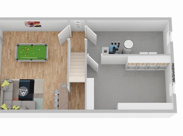 Raumaufteilung Keller