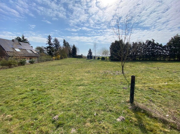 Perspektive auf Baugrundstück gen Süden