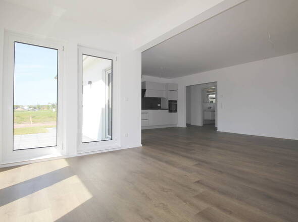 Dreh- und Angelpunkt des barrierearmen Bungalows