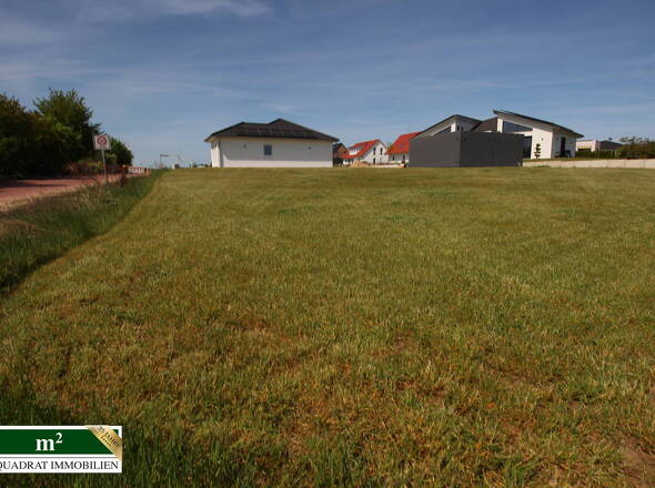 Großer Gartenbereich mit Bungalow u. 2 Garagen