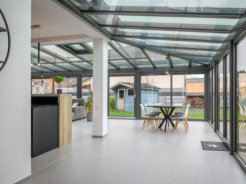 Der Blick auf den Essplatz