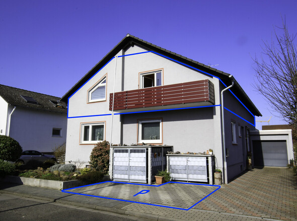 Einzeichnung Parkfläche