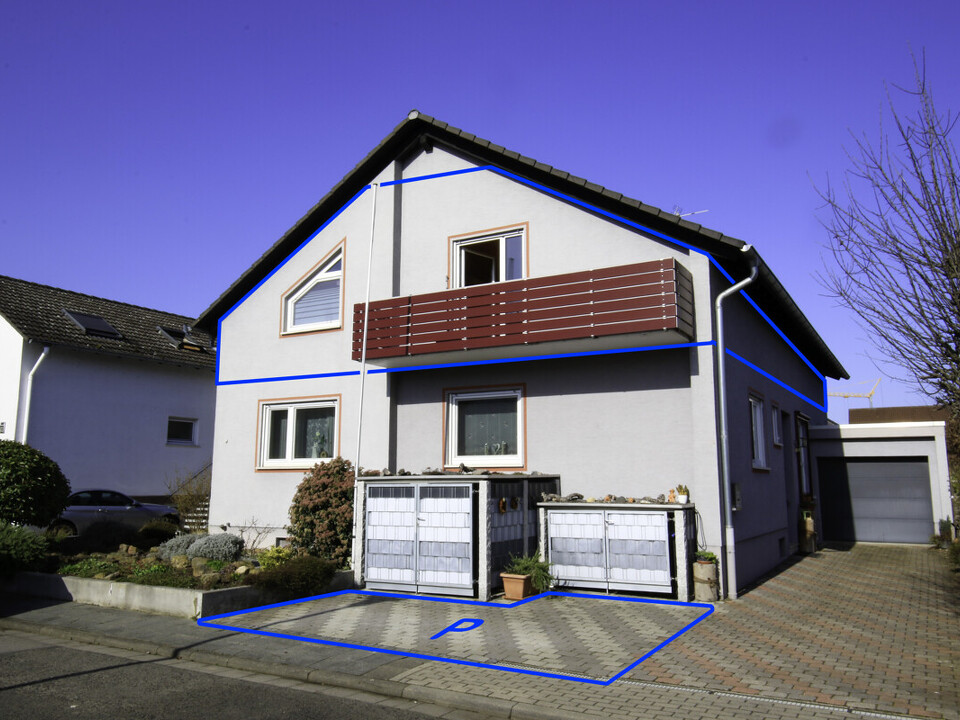 Einzeichnung Parkfläche