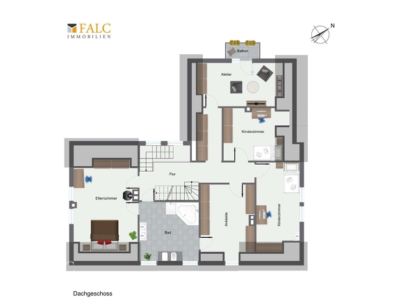 Dachgeschoss Grundriss