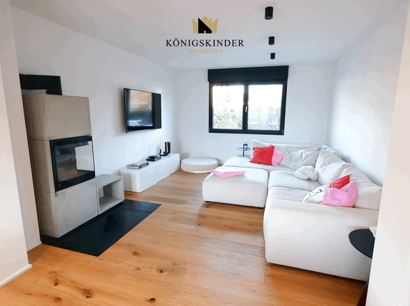 Wohnbereich m. Kamin