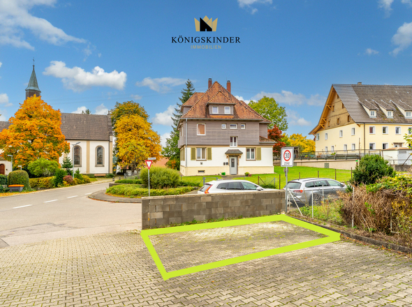 ...Stellplatz vorm Haus, ist auch vorhanden...